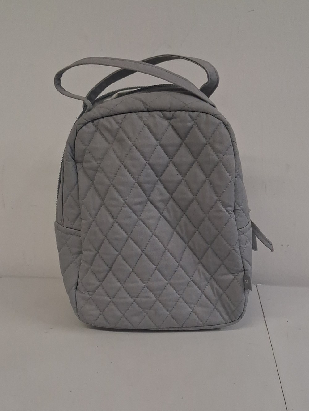Vera Bradley Cotton Lunch Bunch Bag-weathervane Grey